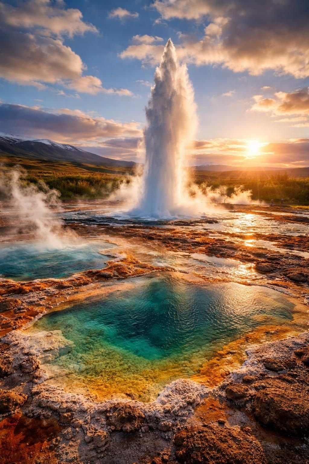 découvrez geysir en islande, le célèbre geyser aux éruptions impressionnantes, et explorez son activité géothermique unique au cœur des paysages islandais.