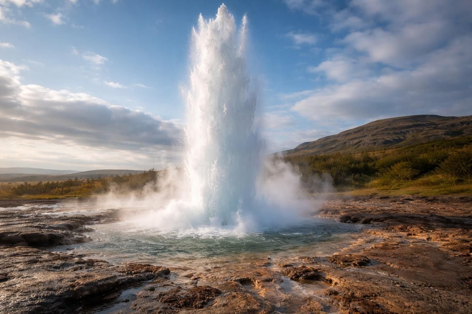 explorez geysir en islande, le célèbre geyser reconnu pour ses éruptions impressionnantes et son activité géothermique unique. une expérience naturelle à ne pas manquer lors de votre voyage.